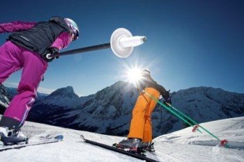 Perfekte Skibedingungen auf der Ehrwalder Alm.