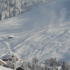 Beschneiung mit Schneilanzen und Schneeerzeugern