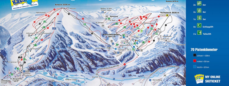 Pistenplan Katschberg