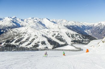 Überblick über den Rennweg am Katschberg.