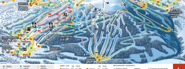 Pistenplan Trysil