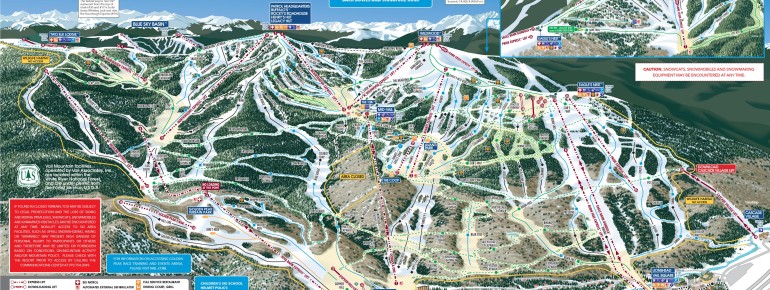 Pistenplan Vail