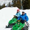 Mini-Schneemobile sorgen für den ultimativen Freizeitspaß.