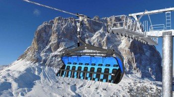 Die neue Sesselbahn Gran Paradiso ist die erste 8er-Sesselbahn mit Sitzheizung in Italien.
