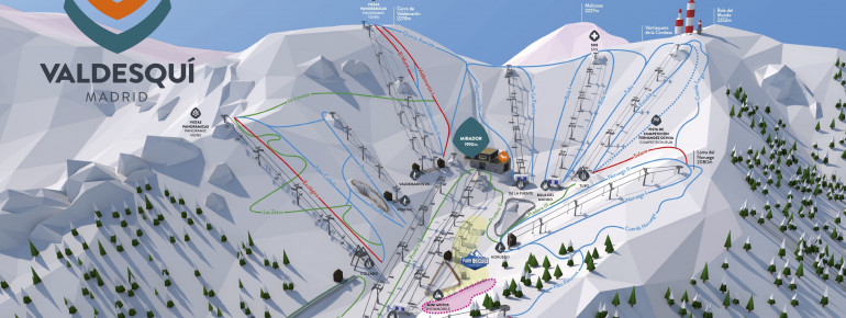 Pistenplan Valdesqui