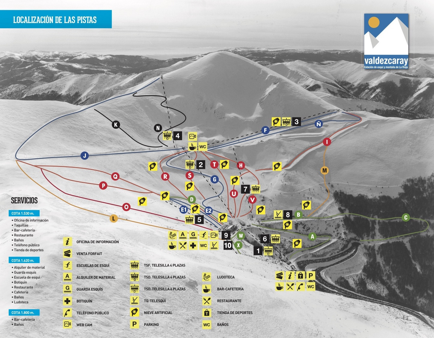 Pistenplan Valdezcaray
