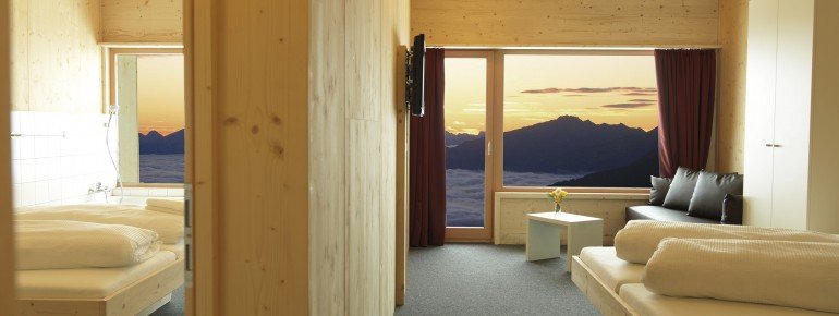 Übernachtung auf der Venet Gipfelhütte