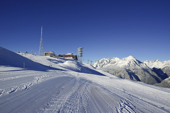 Bergstation mit Gipfelhöhe am Venet