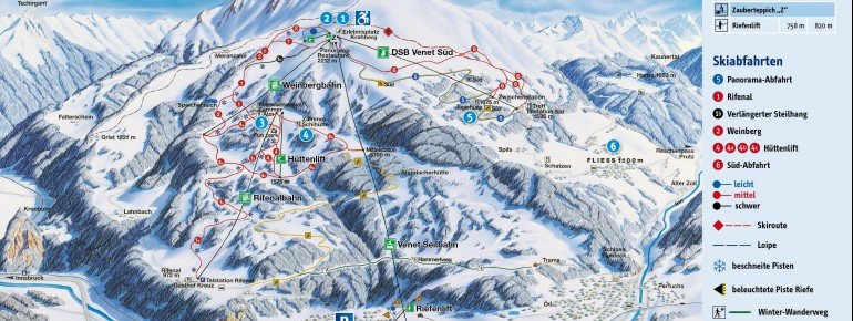 Pistenplan Venet