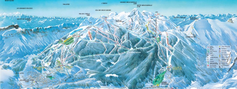 Pistenplan Villard de Lans