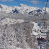 Der Orlove glave Vierersessellift bringt einen in den oberen Bereich des Skigebiets.