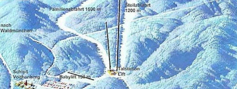 Pistenplan Skilift Voithenberg