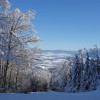 Familienabfahrt mit Ausblick ins Tal