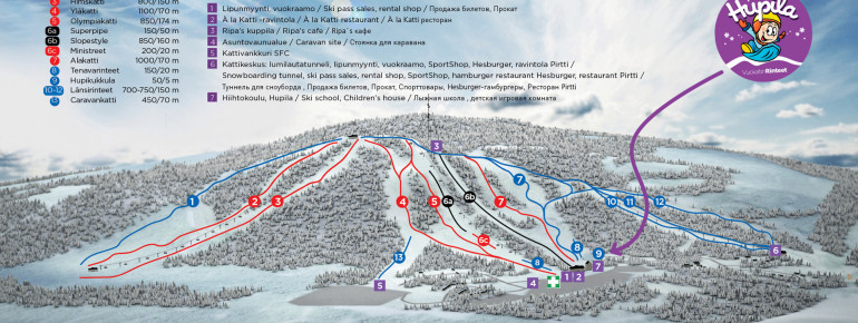 Pistenplan Vuokatti