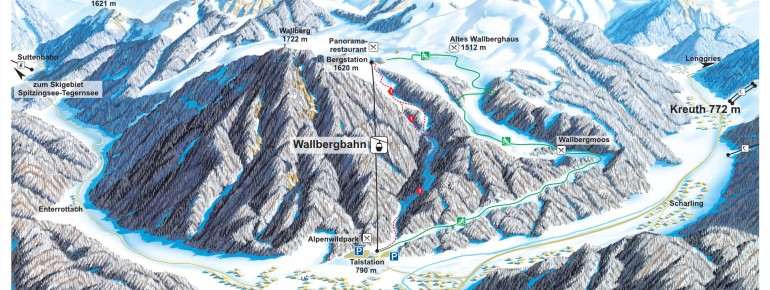 Pistenplan Wallberg - Rottach-Egern