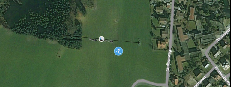 Der Schlepplift an der Bergerhöhe liegt am Stuibenweg.