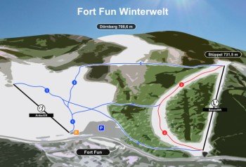 Pistenplan Fort Fun Winterwelt