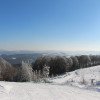 Mit dem Sessellift oben angekommen kann man das Rothaargebirge überblicken.