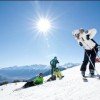 Sonnenverwöhnte Pisten erwarten die Skifahrer am Erlebnisberg Watles.