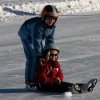 Weissensee ist ein echtes Eldorado für Eisläufer.