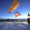 Mit der Seilbahn bringen die Bergbahnen Werfenweng Paragleiter direkt zum Startplatz