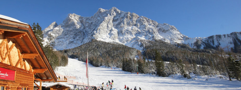 Direkt an der Piste: Gamsalm mit wunderbarer Sonnenterrasse