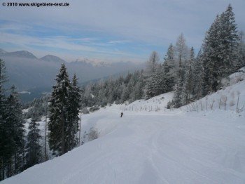 Abfahrt zum Gamskarlift