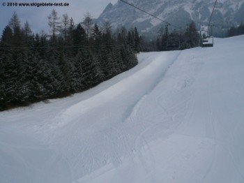 Halfpipe an der Wettersteinbahn