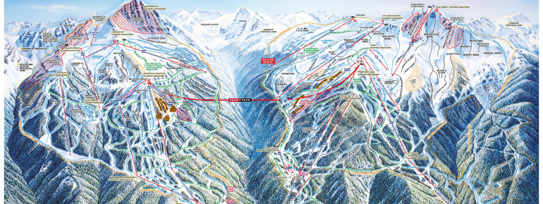 Pistenplan Whistler Blackcomb