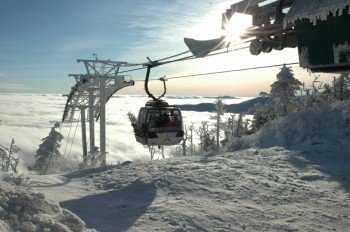 Auch eine Gondelbahn gibt es am Whiteface Mountain.