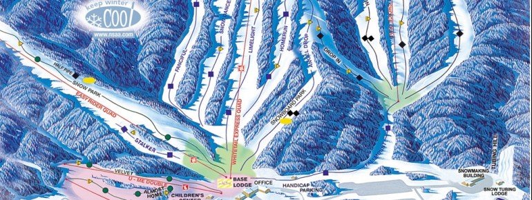Pistenplan Whitetail Mountain Resort