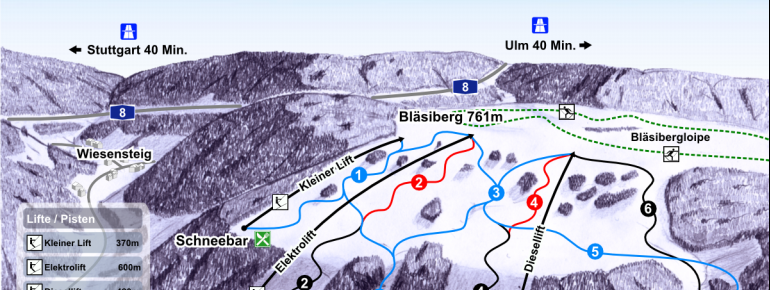 Pistenplan Wiesensteig