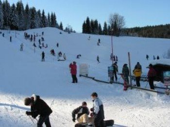 Lift und Piste in Wildenthal