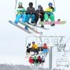 Der Sessellift im Skidorf Neuastenberg