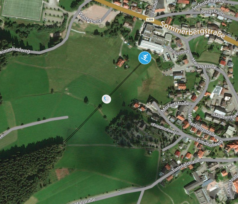 Die Winterberglifte liegen direkt am Ortsrand von Schonach im Schwarzwald.