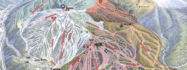 Pistenplan Winter Park Resort