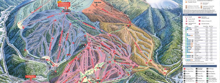 Pistenplan Winter Park Resort
