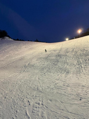 Die Piste am Skilift Greuth ist rund 400 Meter lang.