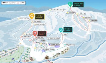 Pistenplan Yongpyong