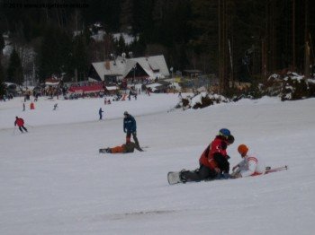 Blick zur Talstation Zadov!