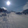 Blick auf die rote Piste Nr. 19 am Hanser-X-Press