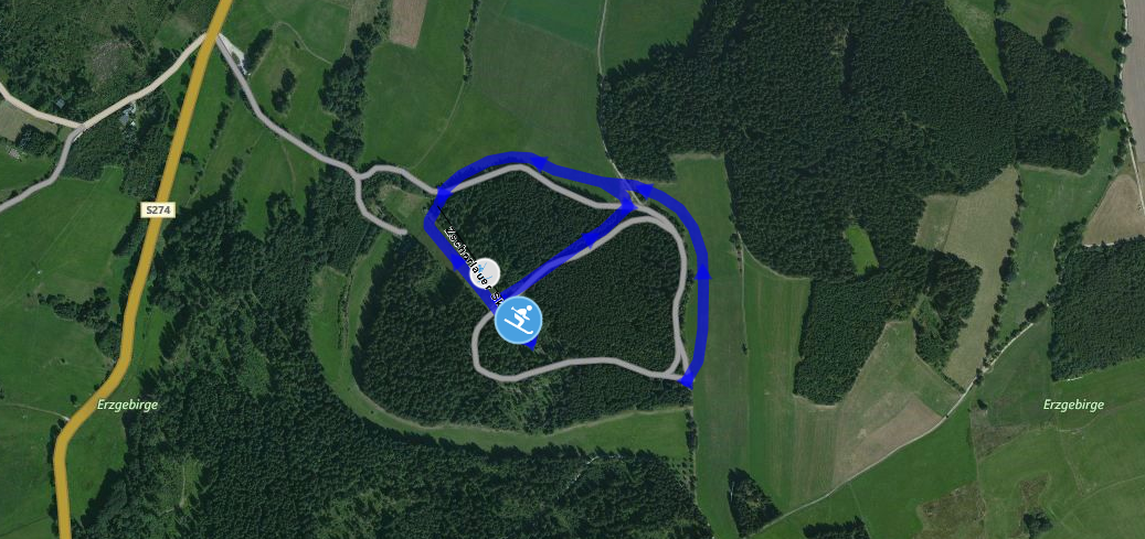 Pistenplan Zschorlau