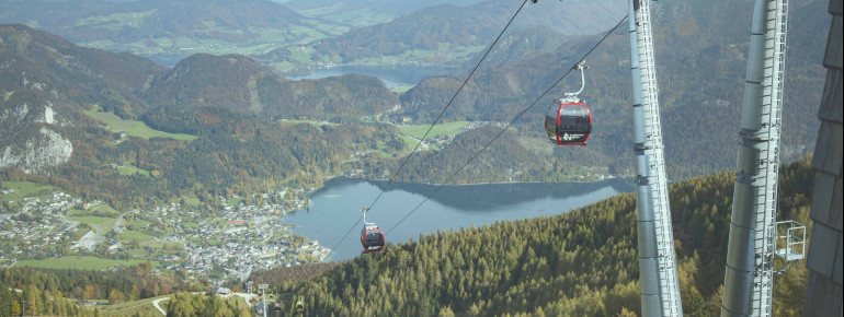 Die neue Zwölferhorn Seilbahn in St. Gilgen am Wolfgangsee