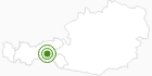 Cross-Country Skiing Area Mayrhofen in the Zillertal: Position on map