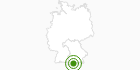 Cross-Country Skiing Area Garmisch Partenkirchen Bavarian Alps: Position on map