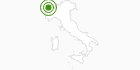 Cross-Country Skiing Area Breuil Cervinia in the Great Saint Bernard Region: Position on map
