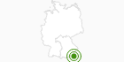 Cross-Country Skiing Area Berchtesgaden Bavarian Alps: Position on map