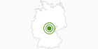 Cross-Country Skiing Area Steinbach Hallenberg Haseltal in the Thuringian Forest: Position on map