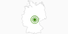 Cross-Country Skiing Area Oberhof in the Thuringian Forest: Position on map