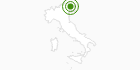Cross-Country Skiing Area Forni di Sopra in the Friulian Hills Area: Position on map